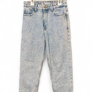 Zara Men's Denim Straight Jeans in Light Blue